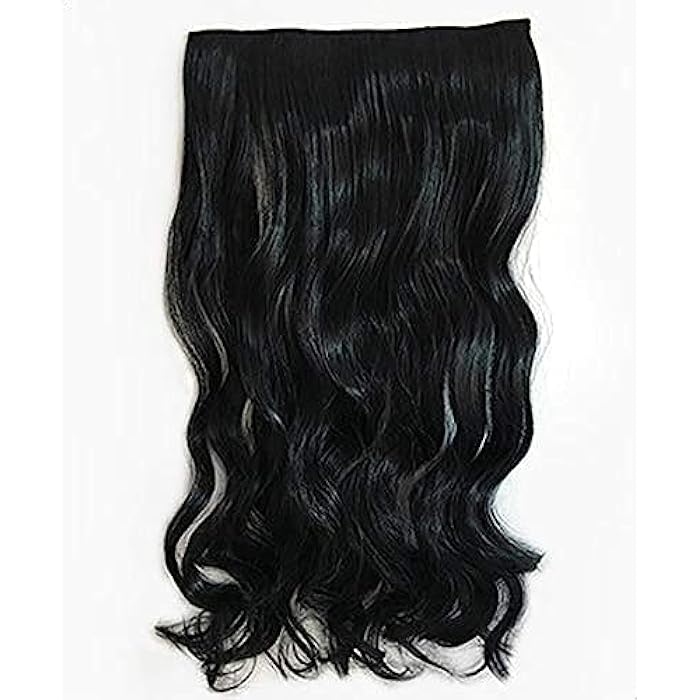 DILLARDS Synthetic Fiber Hair Wig One Piece Woman Long Curly Wigs For Hair Extension - Image 2